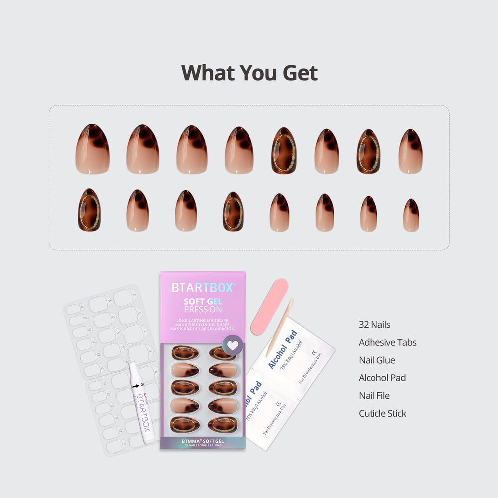 BTArtbox nail glue and adhesive tabs provide secure wear