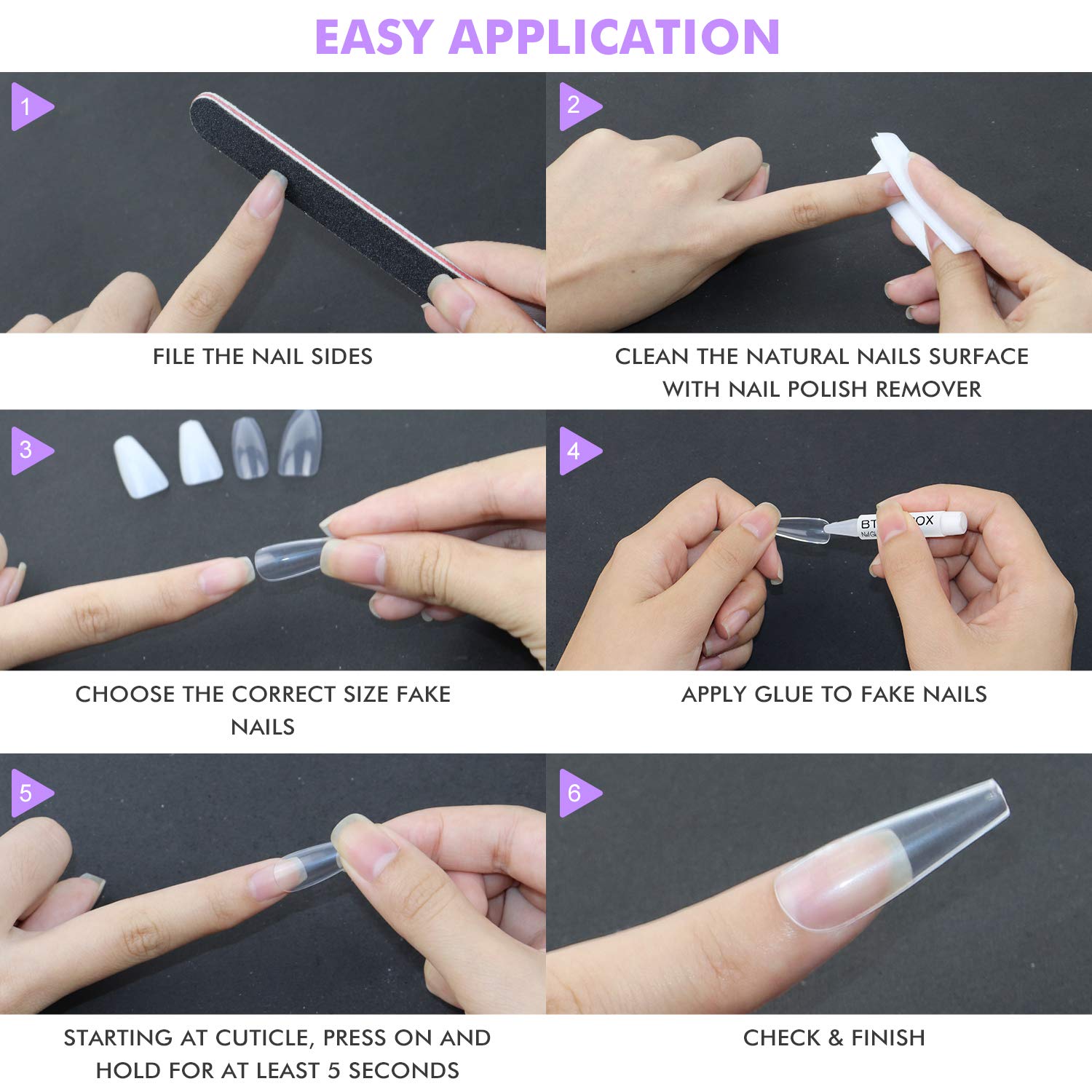BTArtbox nail glue supports rhinestones and beads for salon-like decorations.