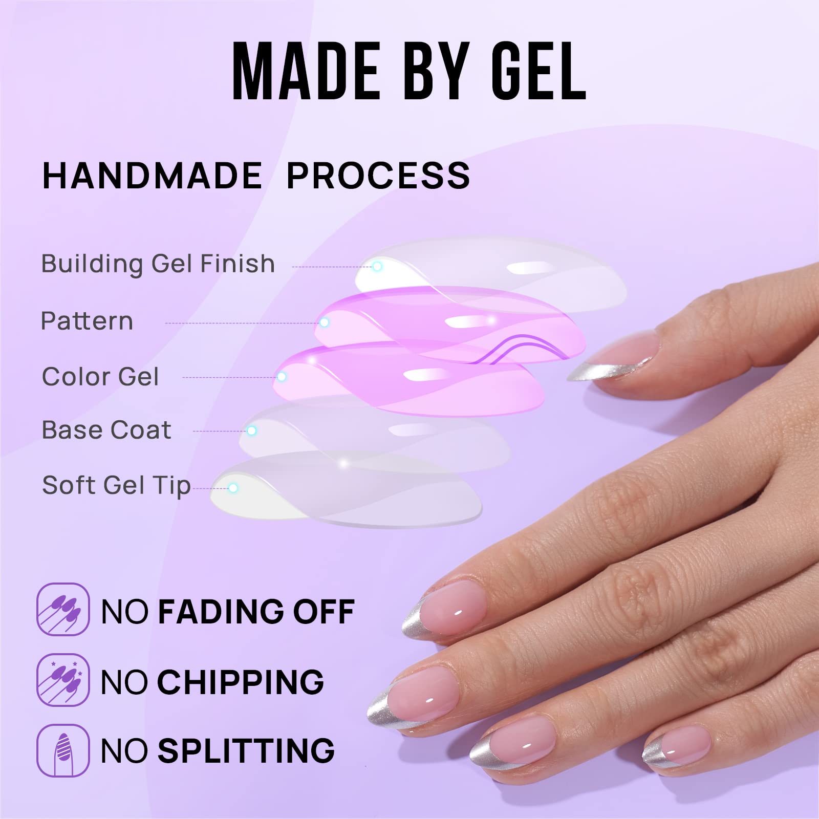 BTArtbox nail glue and tabs included for secure, versatile wear.