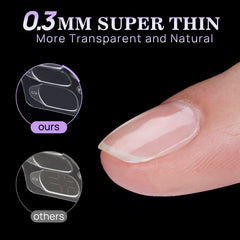 BTArtbox nail stickers with 15 sizes and serials to help fit