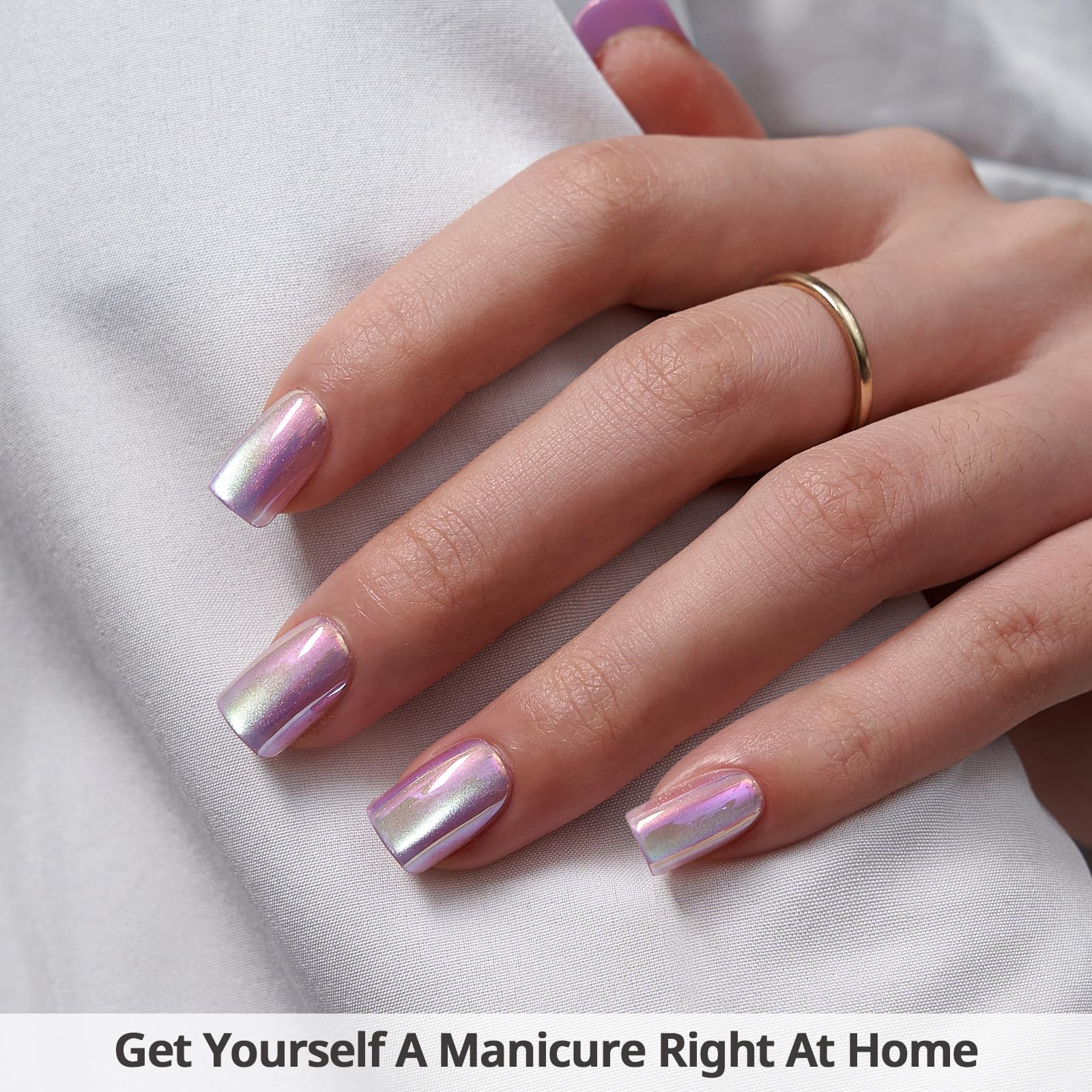 BTArtbox 32-piece press-on nails kit for quick at-home manicures.