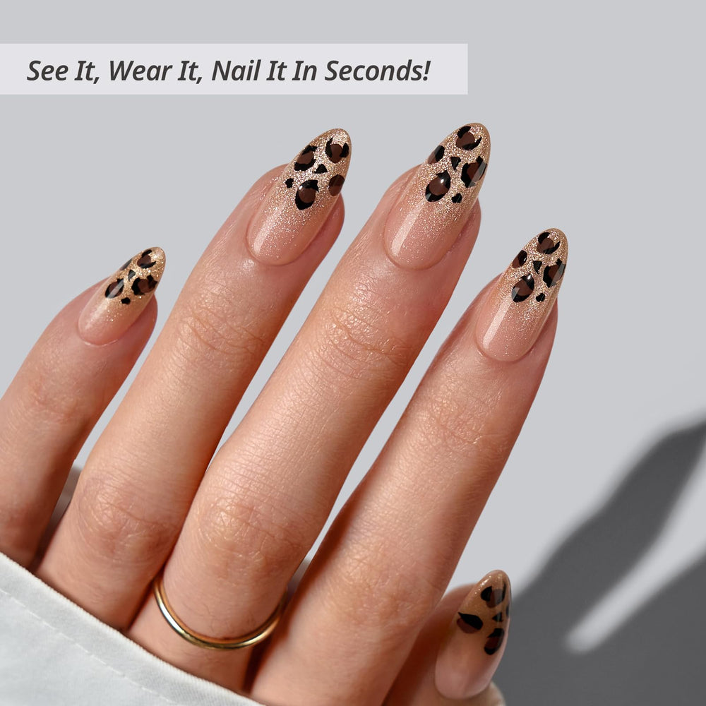 BTArtbox press-on nail kit shows 32 nails with glue and tabs for easy styling.