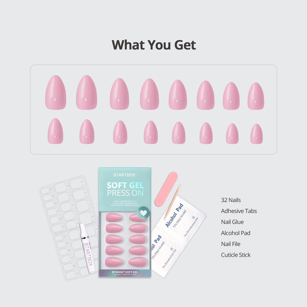 BTArtbox seamless cuticle blend for natural-looking nails.