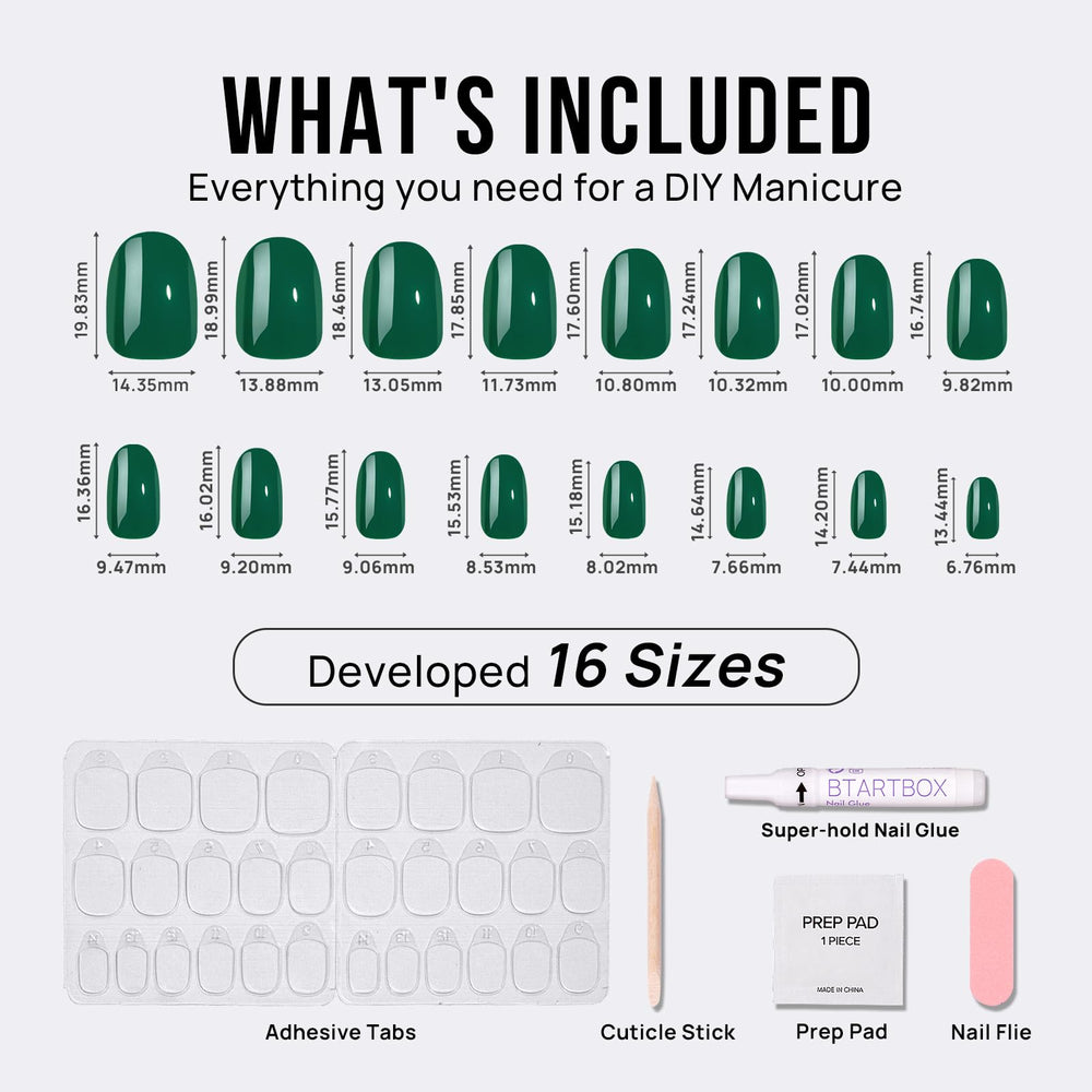BTArtbox glue and tabs with nails illustrating quick custom fit options.