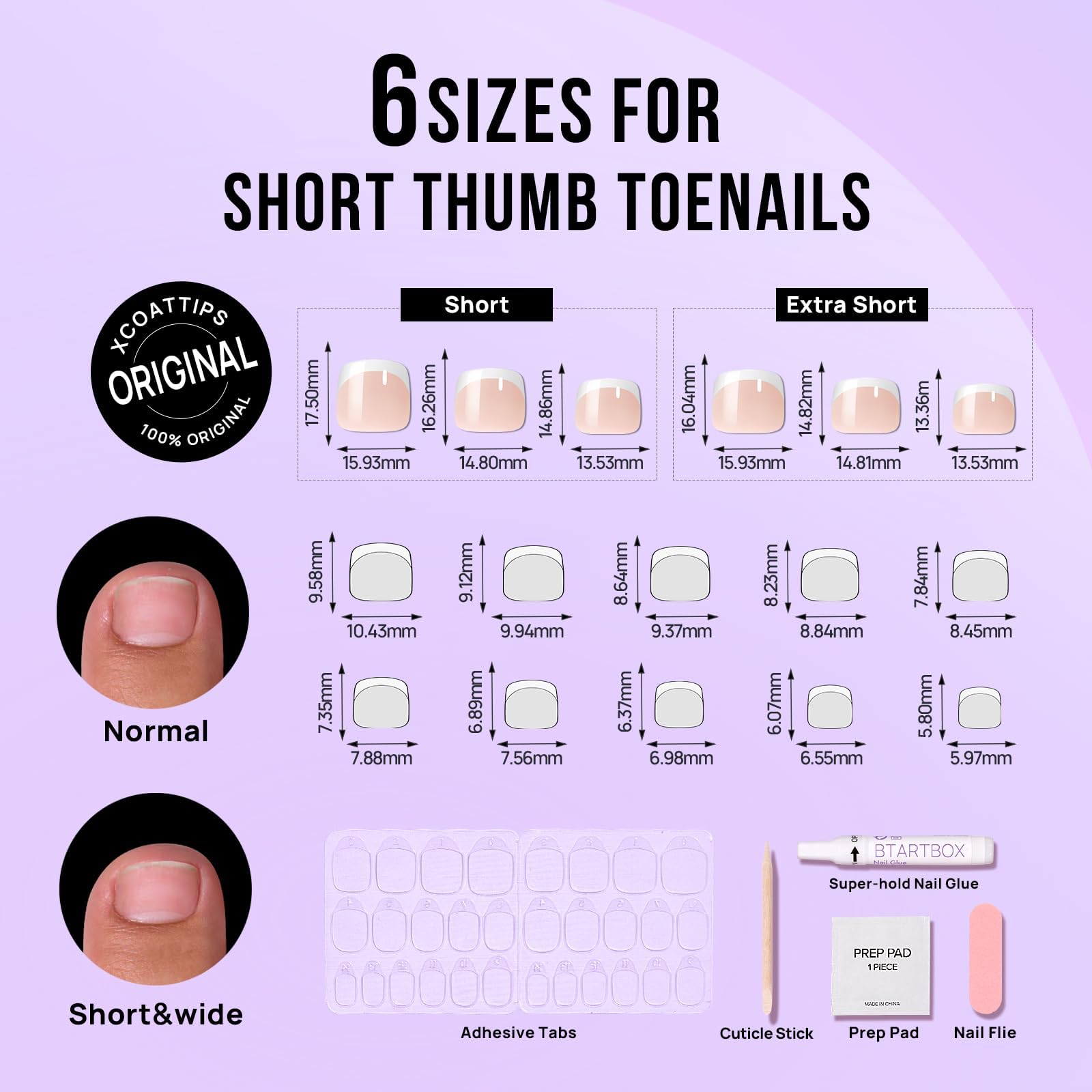 BTArtbox six sizes guide helps find the perfect fit.