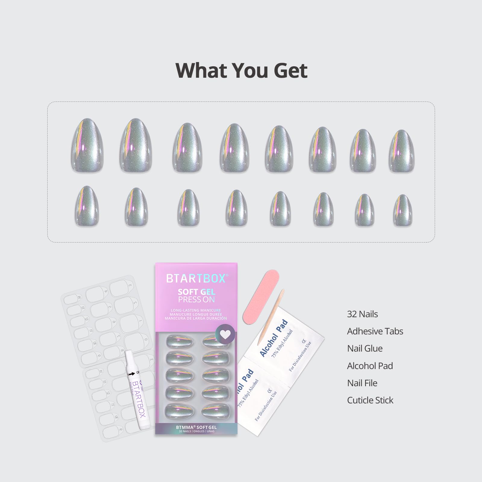 BTArtbox Flexible soft gel material moves with daily activities.