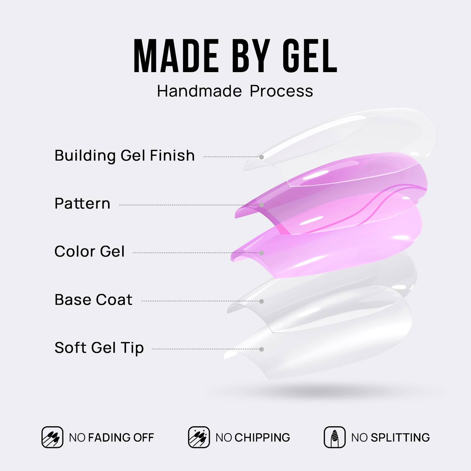 BTArtbox Soft gel nails offering flexible, comfortable wear