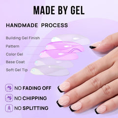 BTArtbox soft gel nails showing flexible natural feel