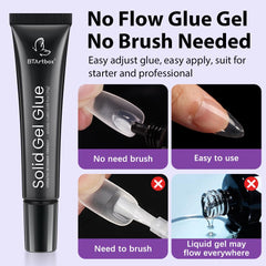 BTArtbox Solid Nail Gel enables 3D nail art shaping.