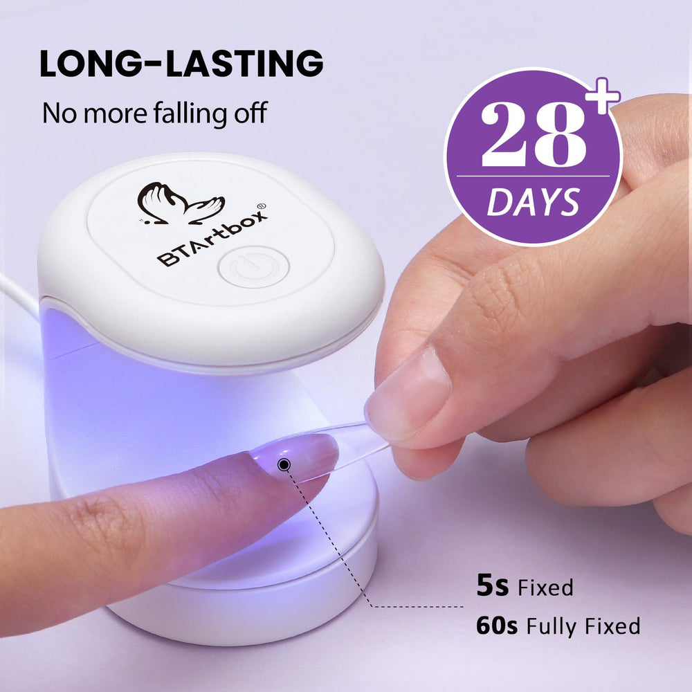 BTArtbox Solid Nail Gel's tube design prevents waste.