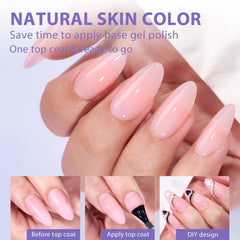 BTArtbox XCOATTIPS pink soft-gel nails with durable wear