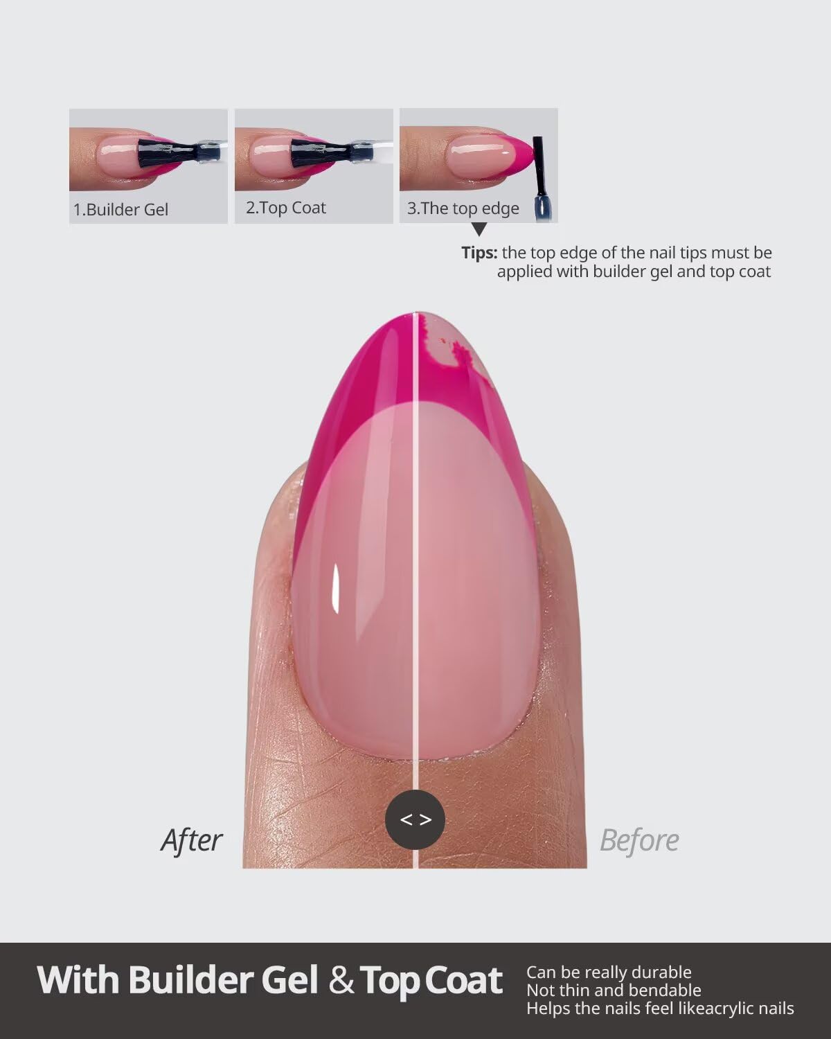 BTArtboxnails 160-piece set with 16 sizes for precise, customizable fit