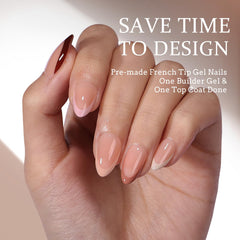 BTArtboxnails almond skin tone tips for natural French manicures