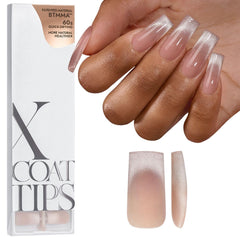 BTArtboxnails cat eye French tip nails long square for an elegant manicure