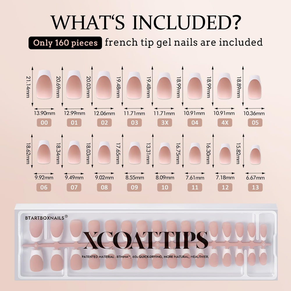 BTArtboxnails comfort-fit nails on flat and curved nails for painless wear