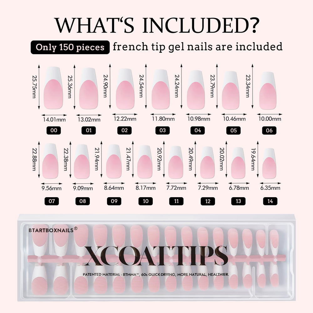 BTArtboxnails contoured cuticle-to-edge design for a natural look.