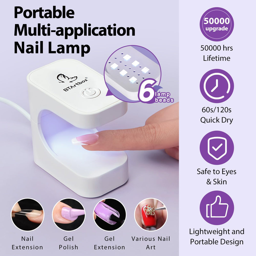 BTArtboxnails French protection duo packaging includes gel and top coat.