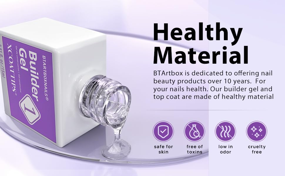 BTArtboxnails gel nail glue ensures secure tip adhesion