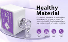 BTArtboxnails gel nail glue ensures secure tip adhesion