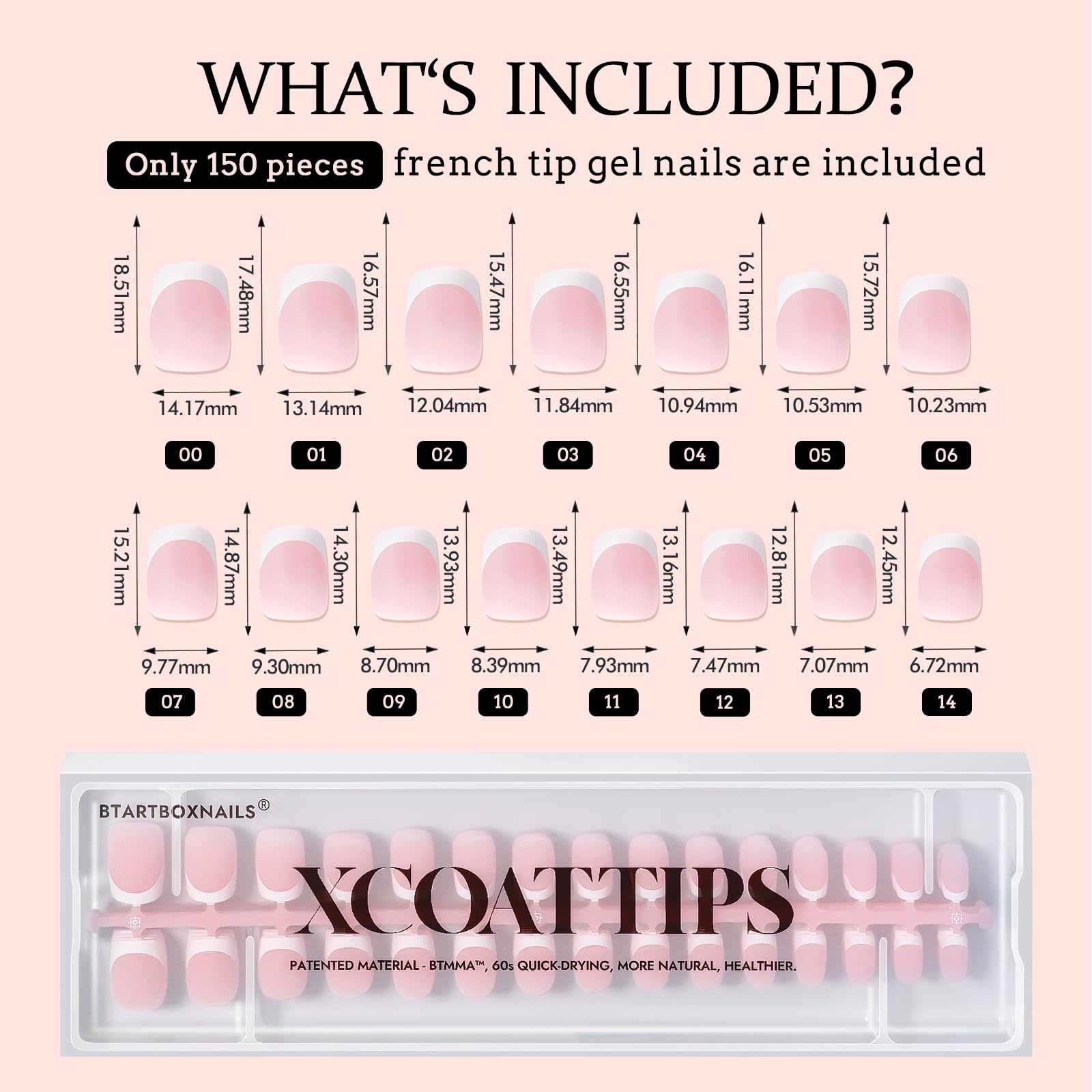 BTArtboxnails pre-shaped nails image displaying trimmed tips for fast setup
