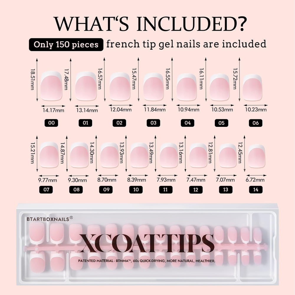 BTArtboxnails pre-shaped nails image displaying trimmed tips for fast setup