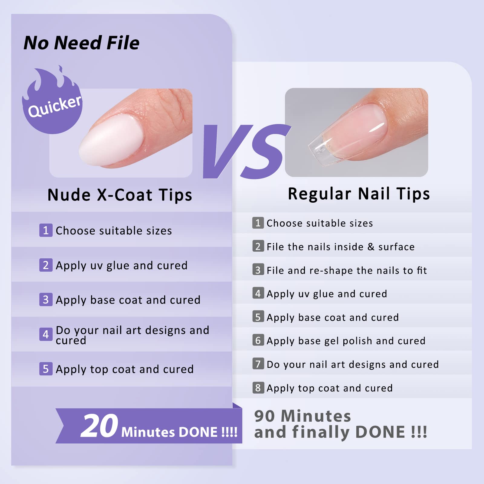 BTArtboxnails quick 20-minute light cure for DIY nails.