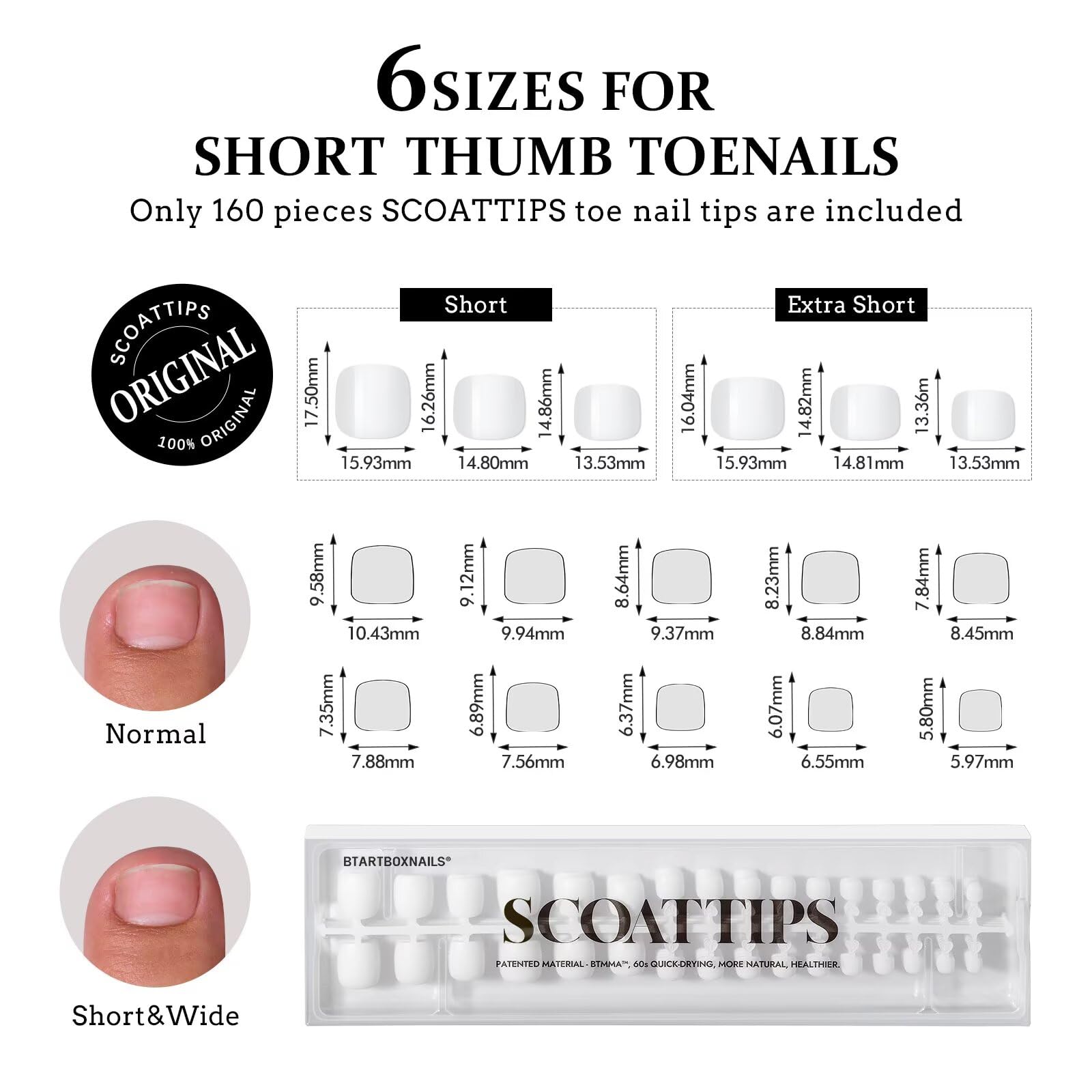 BTArtboxnails SCOATTIPS soft gel tips offer flexible, comfortable wear