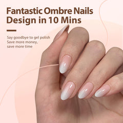 BTArtboxnails short almond nails close-up showcases natural-looking wear and quick styling.