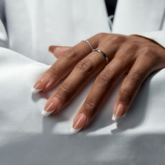 BTArtboxnails short coffin nails close-up showing sleek natural curvature for comfortable wear