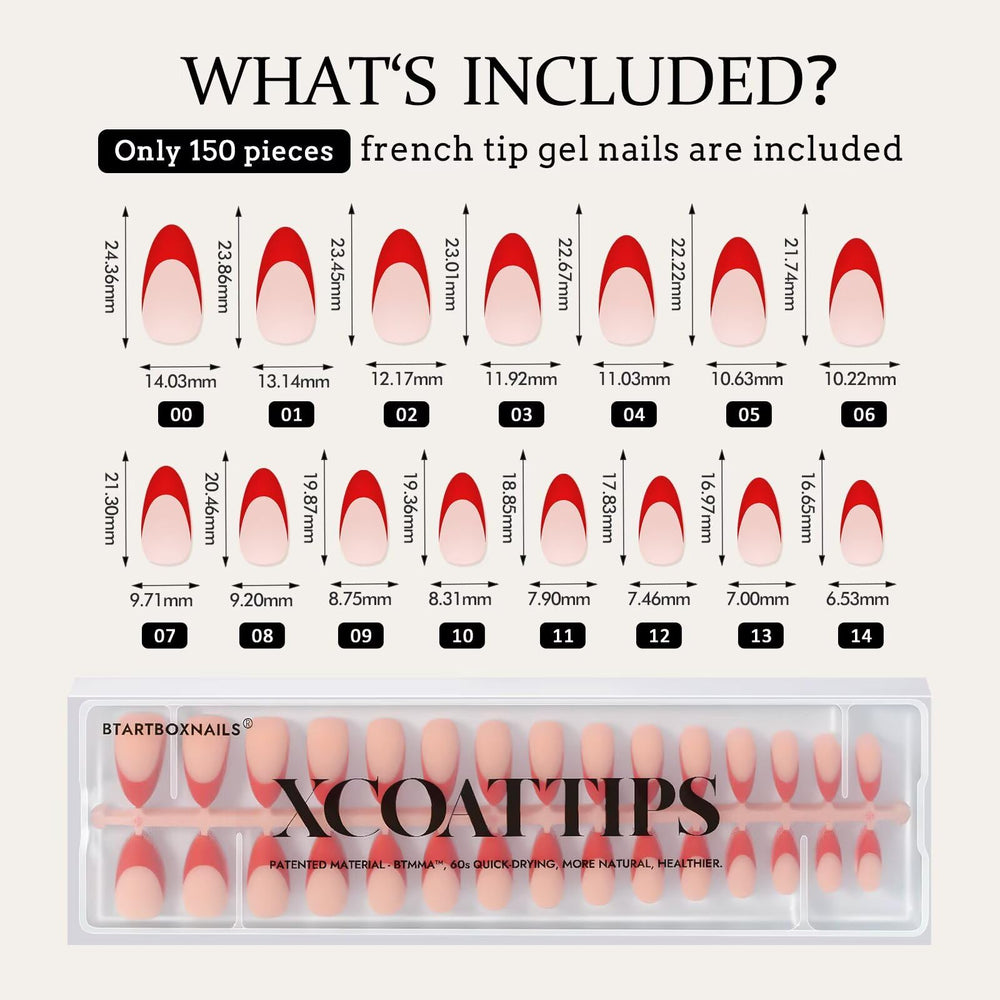 BTArtboxNails soak-off gel nails easy removal with no damage.