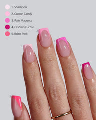 BTArtboxnails soft gel nail tips close-up, lightweight comfort and flexible wear
