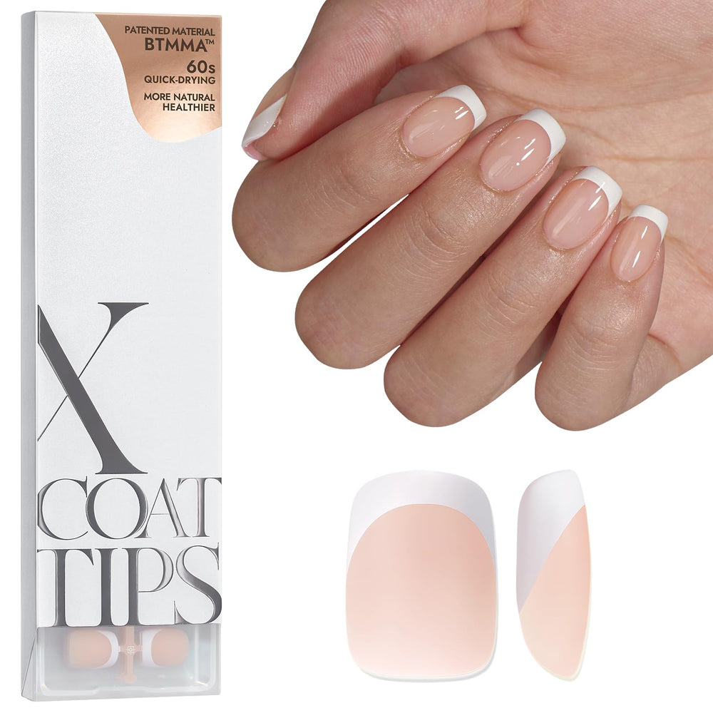 BTArtboxnails soft gel tips - extra-short square shape for quick, natural-looking nails.