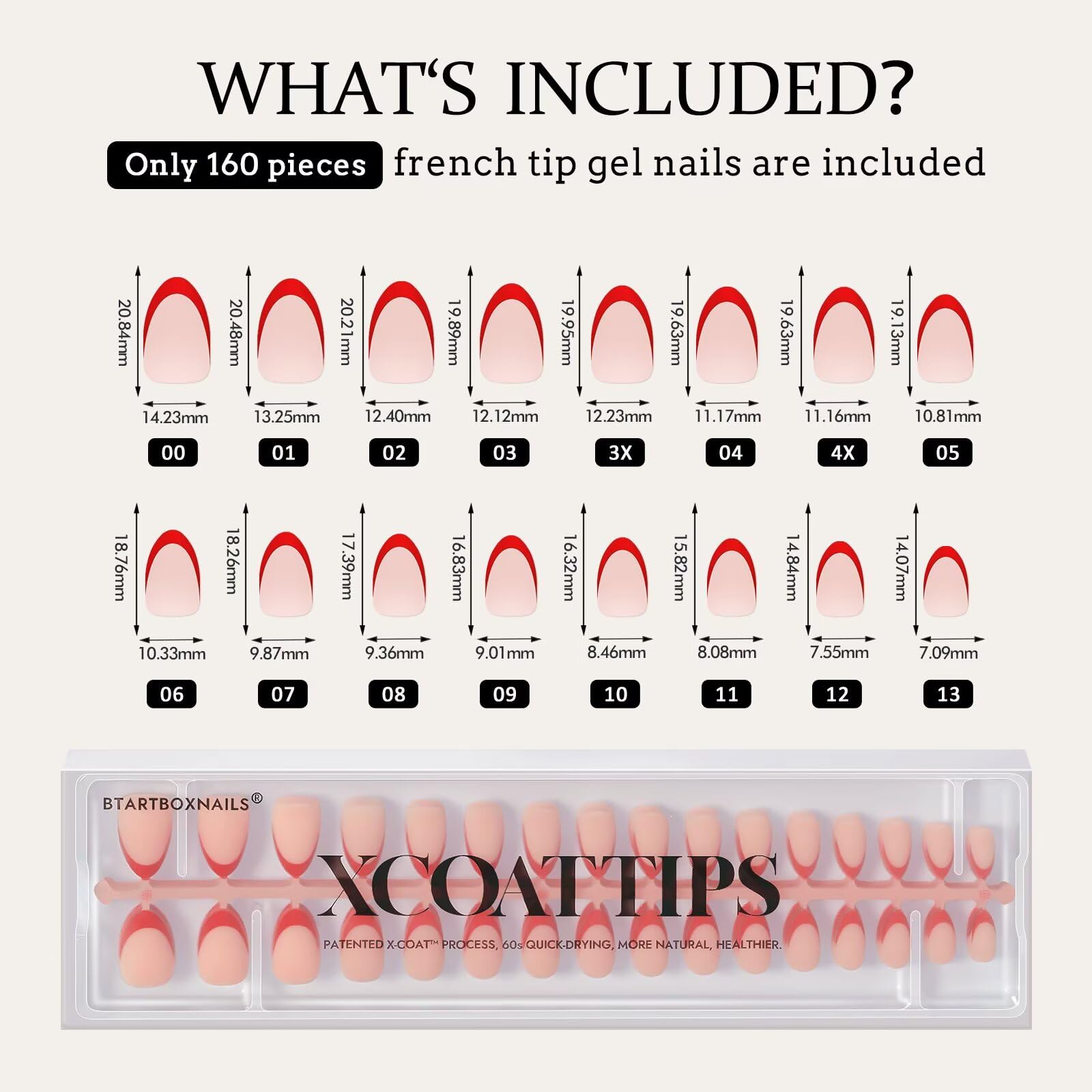 BTArtboxnails ultra-fit tips with cuticle-edge contour for seamless look