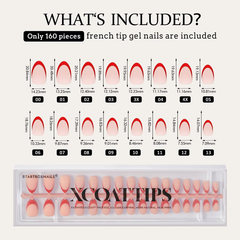 BTArtboxnails ultra-fit tips with cuticle-edge contour for seamless look