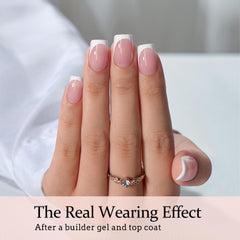 UV nail gel application demonstrates quick curing with included lamp