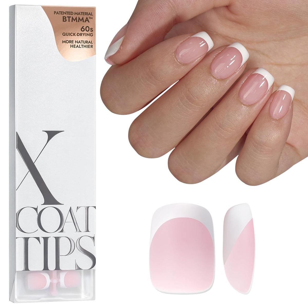 BTArtboxnails XCOATTIPS 4-week wear image showing durable extension for busy weeks