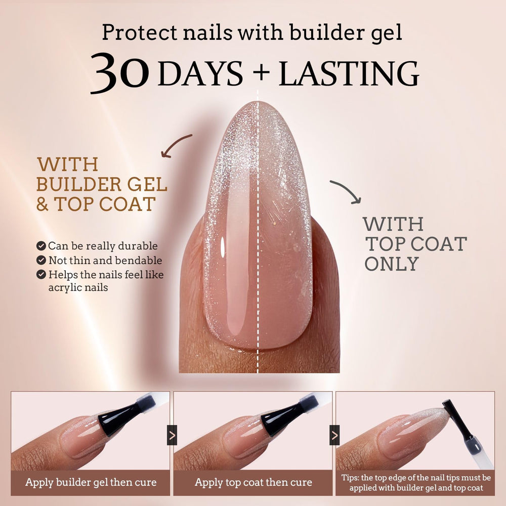 BTArtboxnails – Extensions en gel d’amande pour un style naturel.
