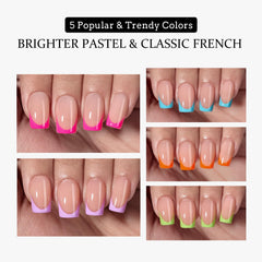 BTArtboxnails XCOATTIPS Soft Gel Material offers comfortable wear on natural nails.