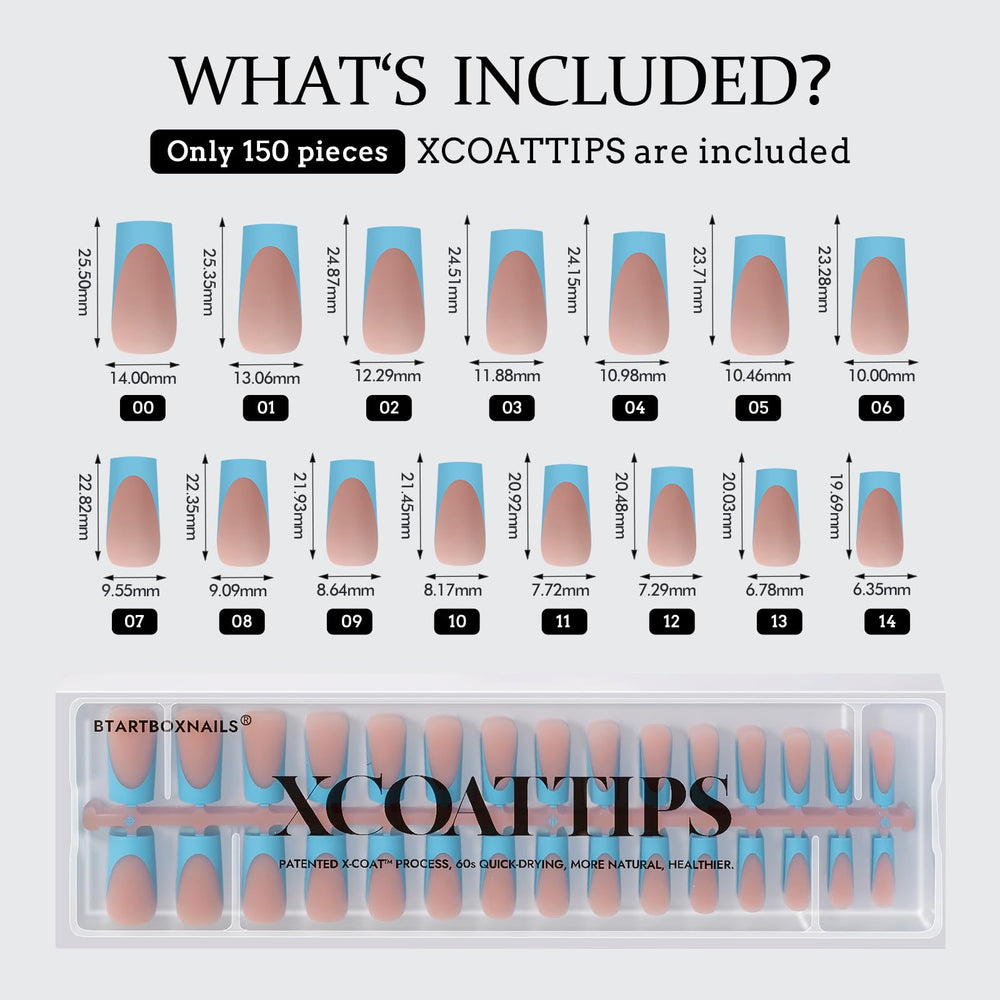 BTArtboxnails XCOATTIPS easy home setup to create professional‑looking nails.