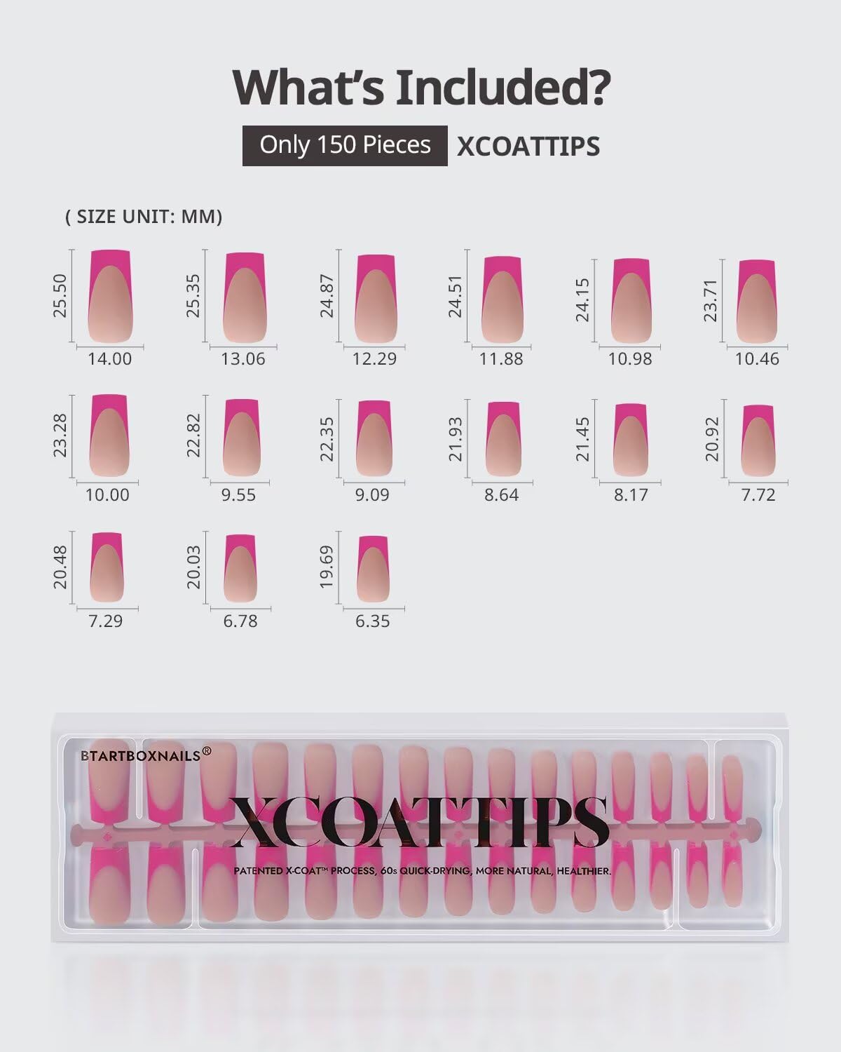 BTArtboxnails XCOATTIPS manucure maison rapide en 10 minutes.