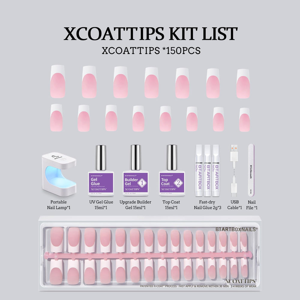 BTArtboxnails XCOATTIPS nail lamp speeds curing for a quick home manicure