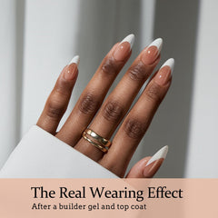 BTArtboxnails XCOATTIPS ombre design swatch with gradient French tips