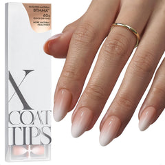 BTArtboxnails XCOATTIPS ombre nails set with 160 pieces for versatile manicures.