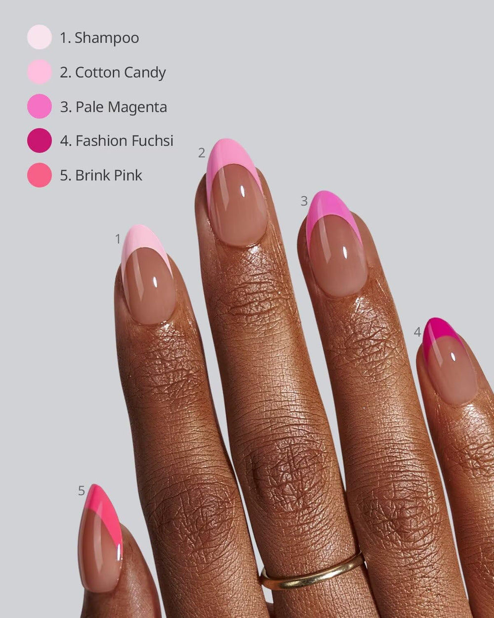 BTARTBOXNAILS XCOATTIPS pink tips in 16 sizes ensure precise fit.