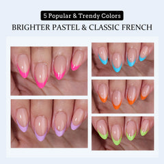 BTArtboxnails XCOATTIPS pre-applied base coat for faster, mess-free nail extensions