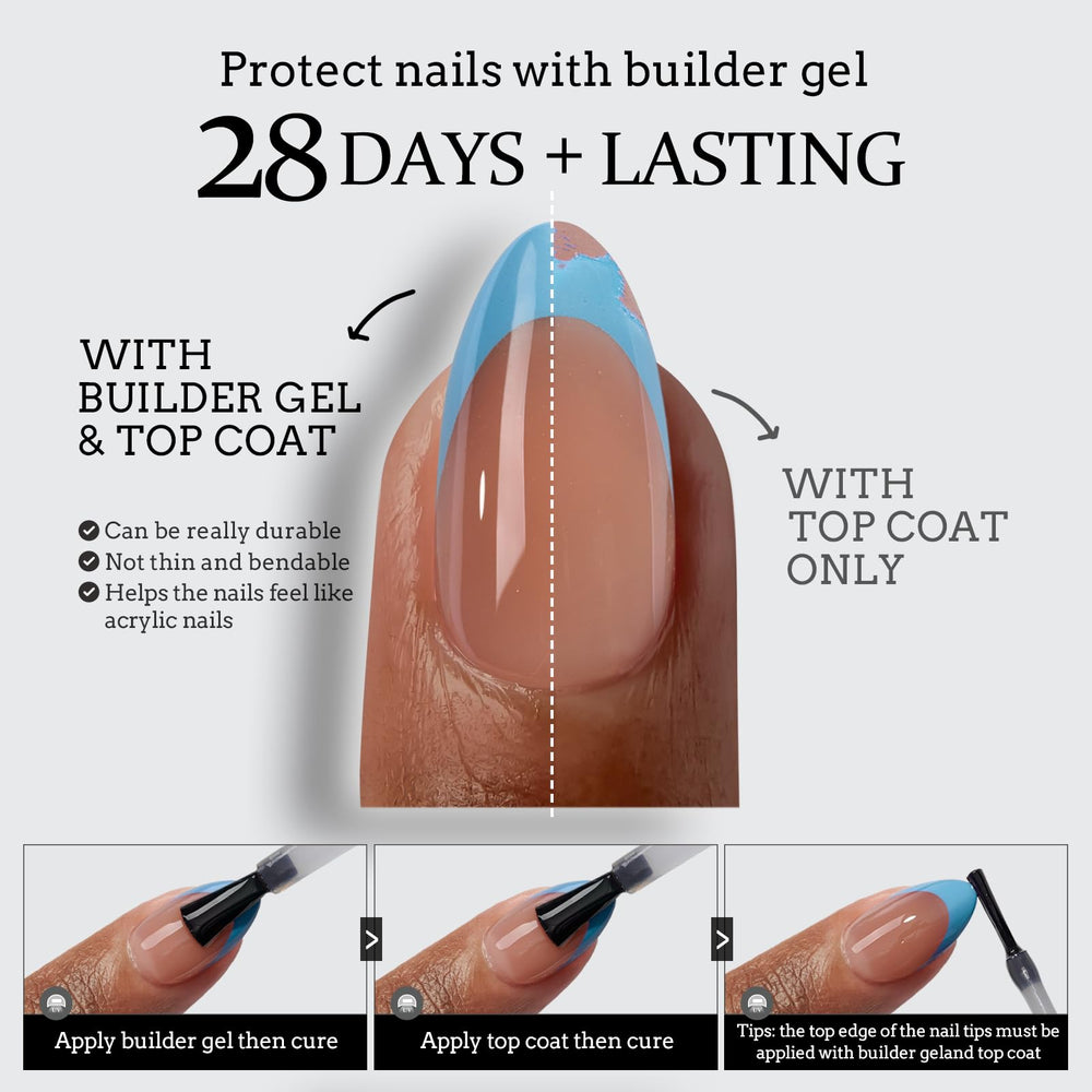 BTArtboxnails XCOATTIPS pre‑applied primer and base coat speed up application.