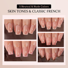 BTArtboxnails XCOATTIPS pre-applied primer and base coat for quick DIY manicure.
