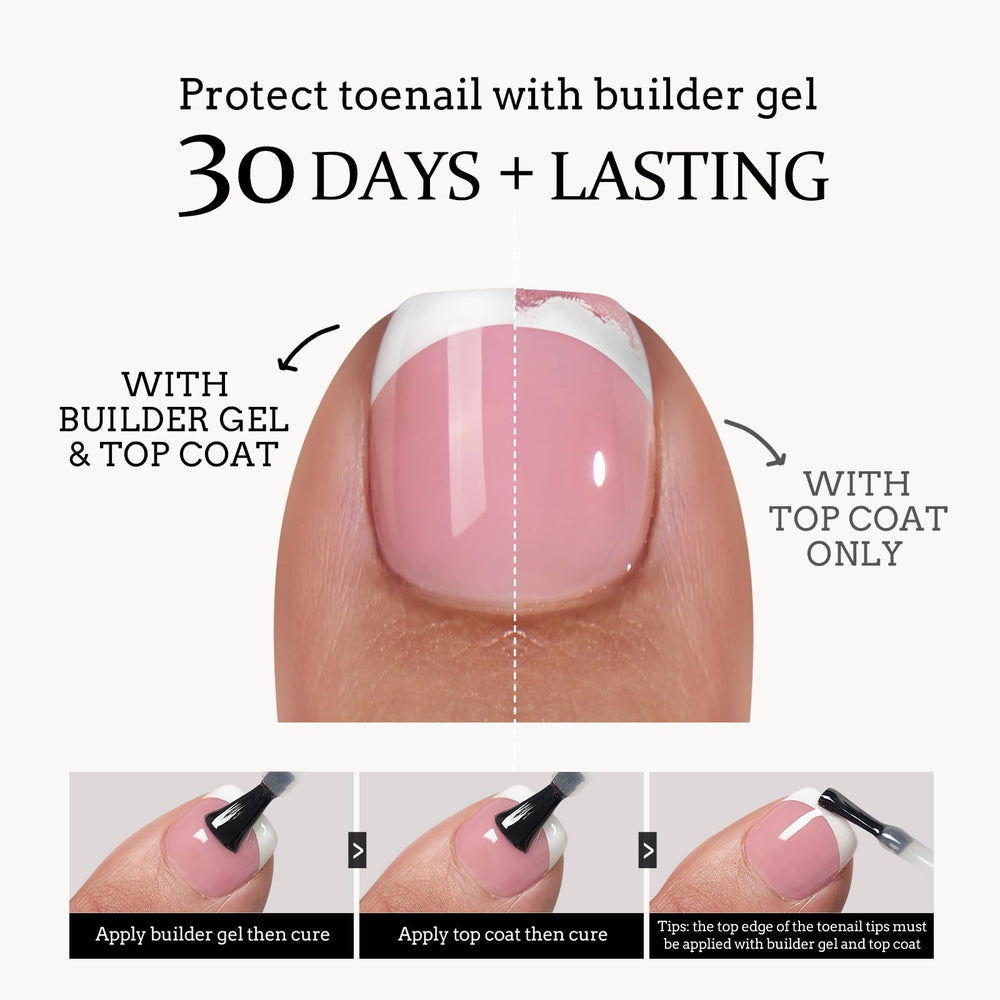 BTArtboxnails XCOATTIPS soft gel material remains flexible and comfortable.