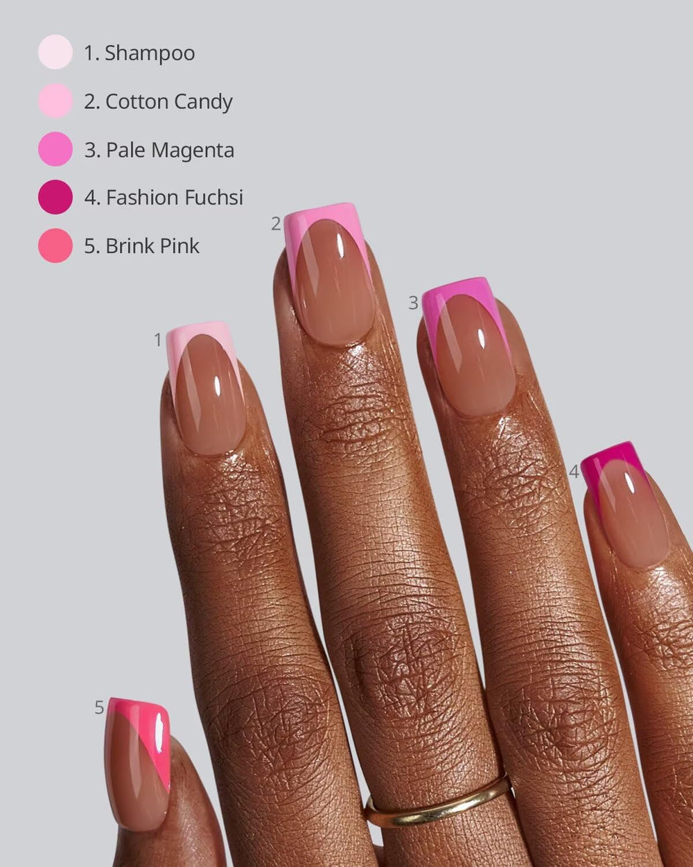 BTArtboxnails XCOATTIPS soft gel material offers lightweight comfort on nails.