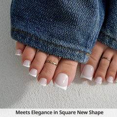 BTARTBOXNAILS XCOATTIPS square toe nails in-pack